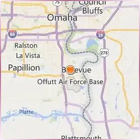 Bellevue University Location Map Bellevue University Location Map