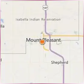 Central Michigan University Location Map Central Michigan University Location Map
