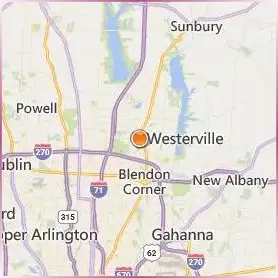 Otterbein University Location Map Otterbein University Location Map
