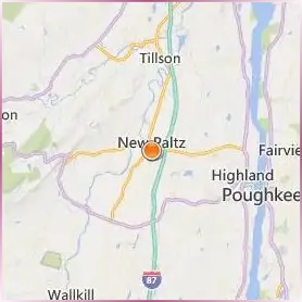 State University of New York at New Paltz Location Map State University of New York at New Paltz Location Map
