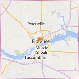 University of North Alabama Location Map University of North Alabama Location Map