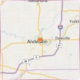 Anderson University Indiana Location Map Anderson University Indiana Location Map