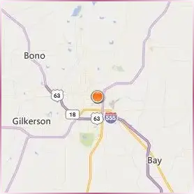 Arkansas State University Location Map Arkansas State University Location Map