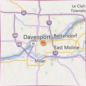 Augustana College Location Map