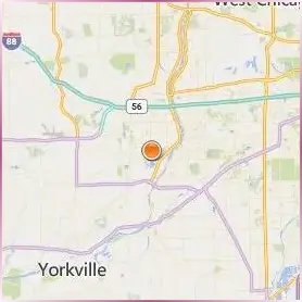 Aurora University Location Map