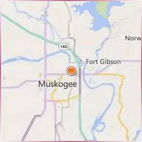 Bacone College Location Map Bacone College Location Map