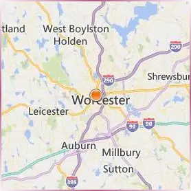 Becker College Location Map Becker College Location Map