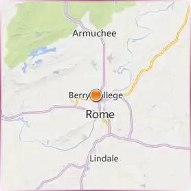 Berry College Location Map Berry College Location Map