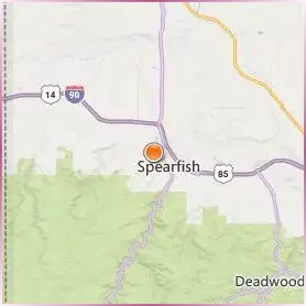 Black Hills State University Location Map Black Hills State University Location Map