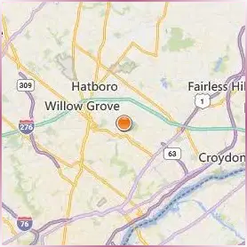 Bryn Athyn College of the New Church Location Map
