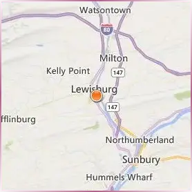 Bucknell University Location Map Bucknell University Location Map