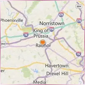 Cabrini University Location Map Cabrini University Location Map