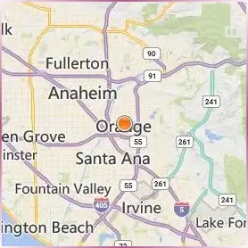 Chapman University Location Map Chapman University Location Map