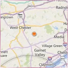 Cheyney University of Pennsylvania Location Map Cheyney University of Pennsylvania Location Map