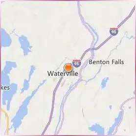 Colby College Location Map