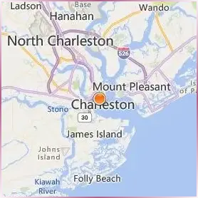 College of Charleston Location Map College of Charleston Location Map