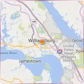 William & Mary Location Map William & Mary Location Map