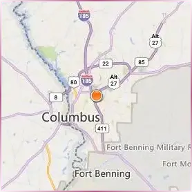 Columbus State University Location Map
