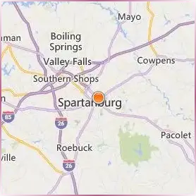 Converse University Location Map Converse University Location Map