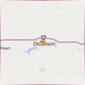 Dickinson State University Location Map