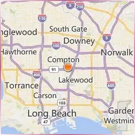 Compton College Location Map
