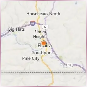 Elmira College Location Map Elmira College Location Map