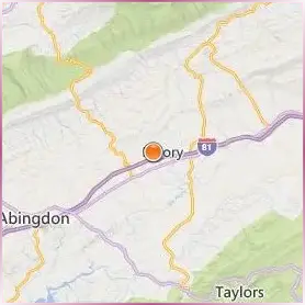 Emory & Henry College Location Map Emory & Henry College Location Map