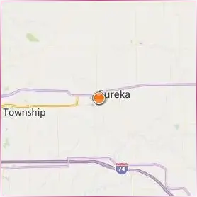 Eureka College Location Map