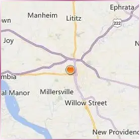 Franklin and Marshall College Location Map