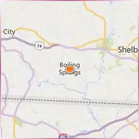 Gardner Webb University Location Map Gardner Webb University Location Map