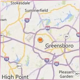 Guilford College Location Map Guilford College Location Map