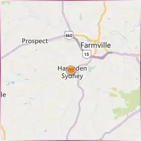 Hampden Sydney College Location Map Hampden Sydney College Location Map