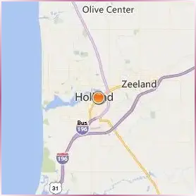 Hope College Location Map Hope College Location Map