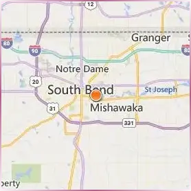 Indiana University South Bend Location Map Indiana University South Bend Location Map