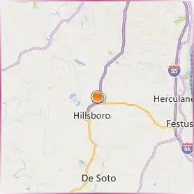Jefferson College Location Map