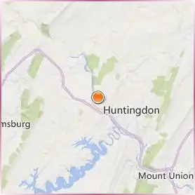 Juniata College Location Map Juniata College Location Map