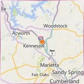 Kennesaw State University Location Map Kennesaw State University Location Map