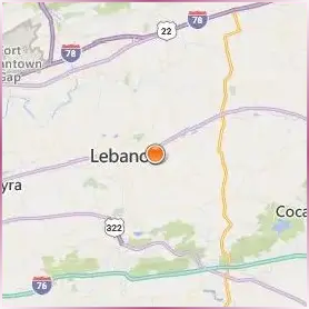 Lebanon County Area Vocational Technical School Location Map Lebanon County Area Vocational Technical School Location Map