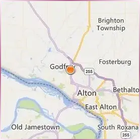 Lewis and Clark Community College Location Map