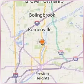 Lewis University Location Map