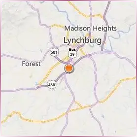 Liberty University Location Map Liberty University Location Map