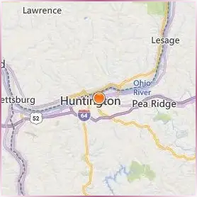 Marshall University Location Map Marshall University Location Map