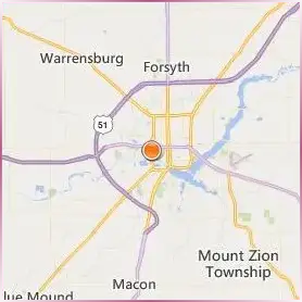Millikin University Location Map Millikin University Location Map