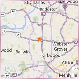 Missouri Baptist University Location Map