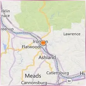 Ohio University Southern Location Map Ohio University Southern Location Map