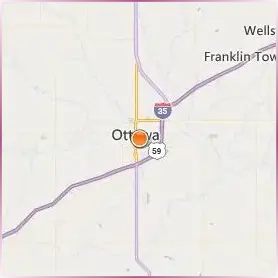 Ottawa University Ottawa Location Map