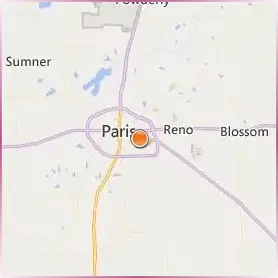Paris Junior College Location Map Paris Junior College Location Map
