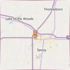 Parkland College Location Map