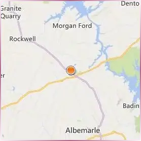 Pfeiffer University Location Map