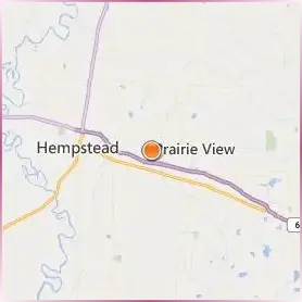 Prairie View A & M University Location Map